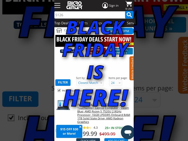 Amazing Micro Center Black Friday Deals! 3 sddefault