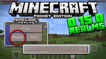 MCPE 0.15.0 REALMS GAMEPLAY - Beta Build 1 Update Release - Minecraft PE (Pocket Edition)