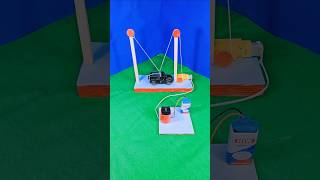 Simple Project Car Lifting with Pulley & BO Motor #dcmotor #shorts #ytshorts