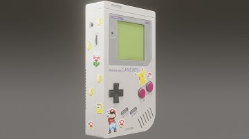 Nintendo Gameboy (Blender)
