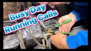 A Full Day Of HVAC Calls! | Condenser Motor | Breakers | No Heat And More!!