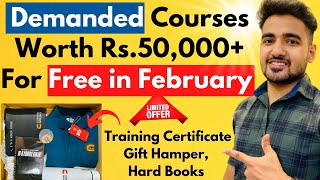 Free Online Courses With Training Certificate | 100% Scholarship | Free Swags | Students & Working