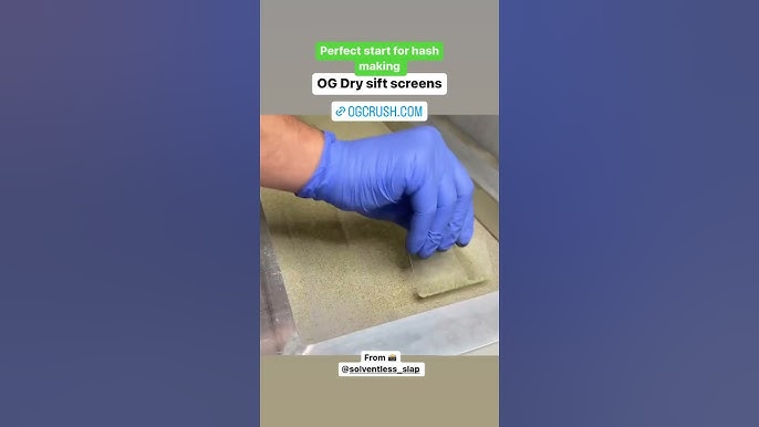 Dry Sift Screen Set - Making highest quality dry sift - OGcrush
