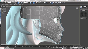 Character Modeling Part 8 Building the jaw and ear