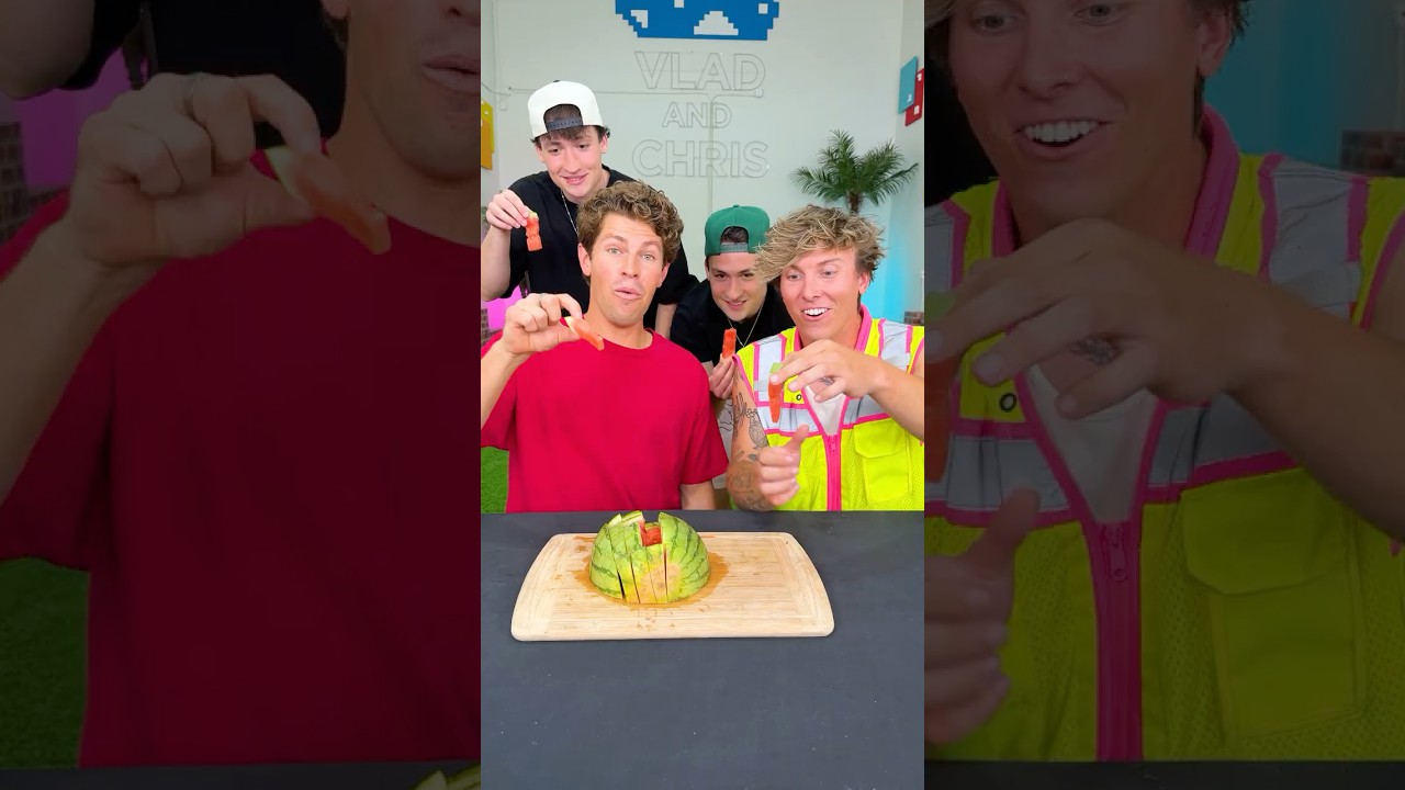 Watermelon Slice Hack! ​⁠@zackdfilms