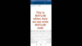 MATLAB Mobile Application for Simple Coding screenshot 1