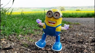Dancing Minion Trip To Canola Fields, Dance To Bara Bara Bere Bere