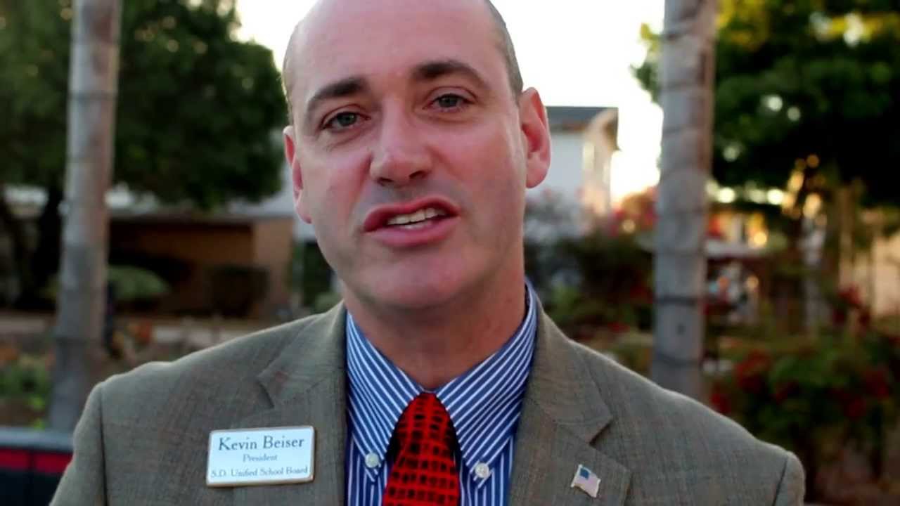 San Diego Unified School Board President Kevin Beiser on 