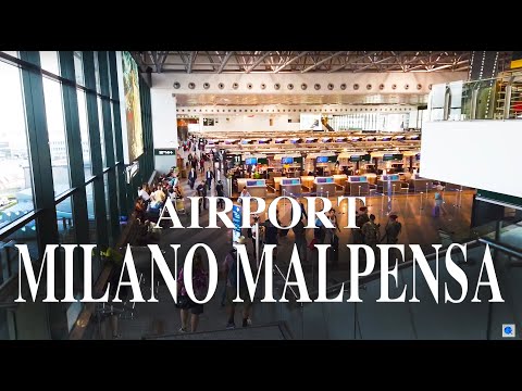 【Airport Tour】Milano Malpensa Airport Check in & Arrival area