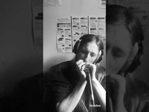 Slow blues harmonica in G