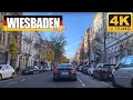 [4K] WIESBADEN city 🇩🇪 driving tour , Germany, part #1 GERMANY