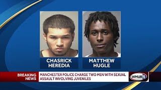 Manchester police arrest two men for alleged sexual assault involving juveniles