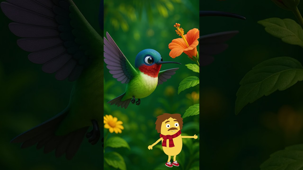 The Only Bird That Flies Backwards?!It’s the ninja of the sky! 