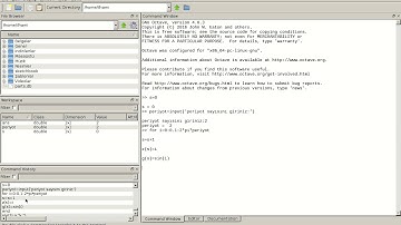 Octave Programında Grafik Çizdirme 5 (Pardus 17.4 XFCE