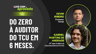 Live com Aprovado - Gabriel Martins de Andrade - 23° lugar Auditor de Controle Externo (TI) TCU