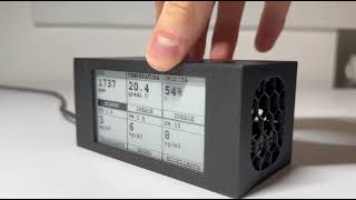 ESP32 Air Quality Monitor — PMS7003 SCD40 E-Paper ESP32 Air Quality Monitor — PMS7003 SCD40 E-Paper