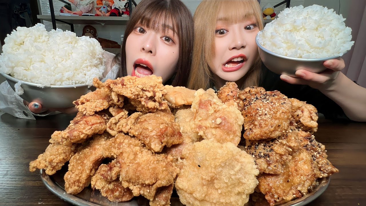 女子だけで唐揚げ3キロ大食い挑戦したらまさかの展開に…