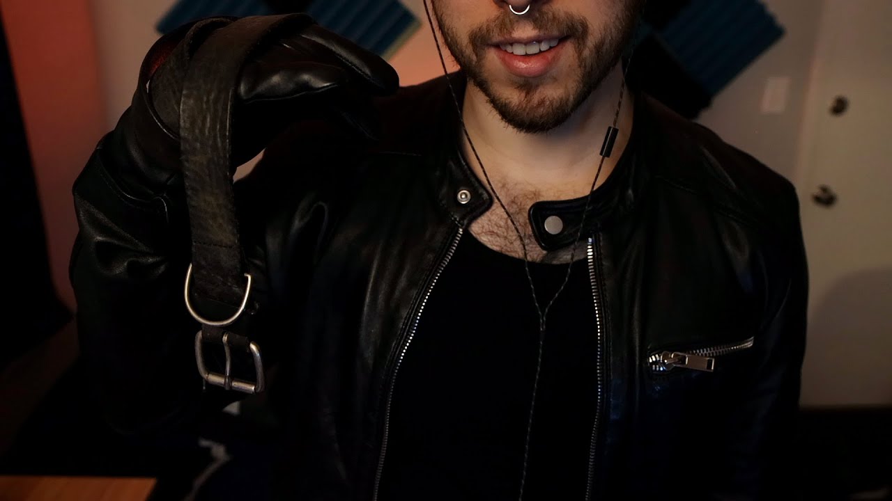 Tingly Leather Sounds Live ASMR
