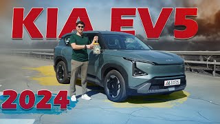 KIA EV5 2024г новый электромобиль - обзори цены в Дубае