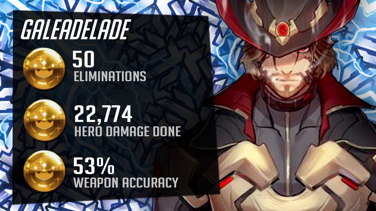 Gale Top 310 McCree - 50 elims! duo w/ Kephrii [ Overwatch Season 28 Top 500 ]