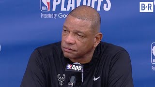 Doc Rivers Talks Bucks Being Eliminated, Dealing With Giannis & Dame Injuries | 2024 NBA Playoffs