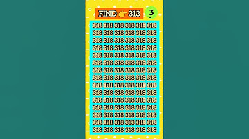 Find out the odd one #challenge #findthenumber #oddoneout #viral #shorts