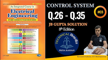 Control system JB GUPTA | Control system | JB GUPTA control system | 8th edition (Q. 26-Q. 35) #03