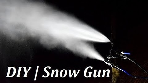 DIY | Snow Combo Gun - How To Make Snow at Home