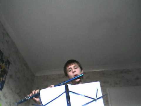 Me playing Berceuse by John McLeod on the Flute