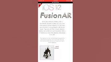 AR Quicklook Gallery - usdz files