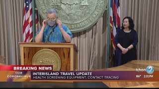 COVID-19 briefing with Gov. Ige, Hawaii Attorney General, Dept. of Transportation and Dept. of Healt
