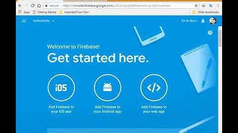 firebase web hosting 1