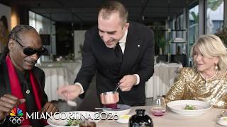 Snoop Dogg and Martha Stewart have a world-class dinner in Italy | Winter Olympics 2026 | NBC Sports