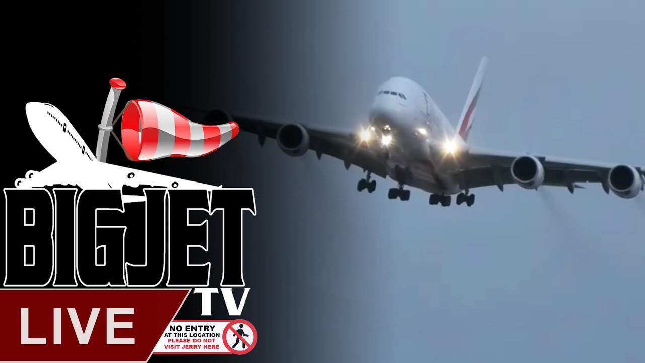 LIVE: Windy London Heathrow Airport - YouTube