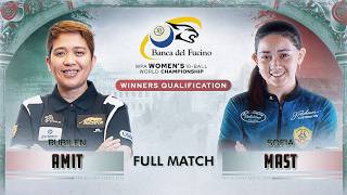 AMIT vs MAST ▸ Winner Qualif ▸ 2026 Banca del Fucino WPA Women’s 10-Ball World Championship screenshot 5