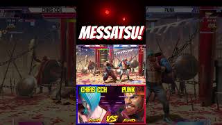 PUNK ACTIVATED GOD MODE! The Scariest Ryu in Street Fighter 6! Punk (Ryu) VS Chris CCH (Ed)💥💥Shorts