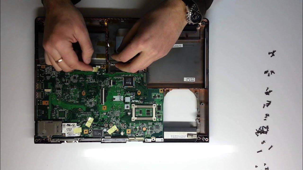 разборка ASUS X501A - YouTube