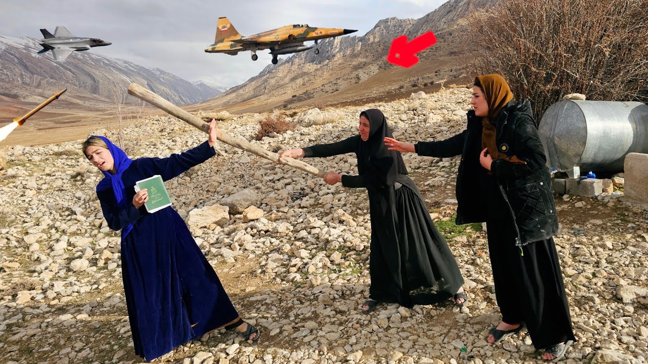 The attack of praise on Zulfa's hut and the clash with Zulfa's stepmother, and the US missile attack