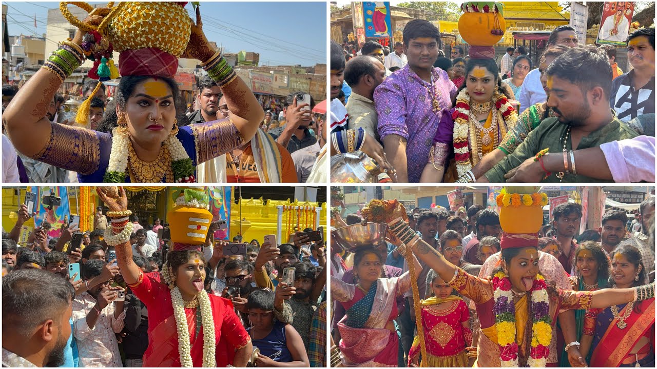 Komravelli Mallanna Swamy jatara 2026 Jogini shyaamala devi Nisha Kranthi Gayatri Surya bonam 