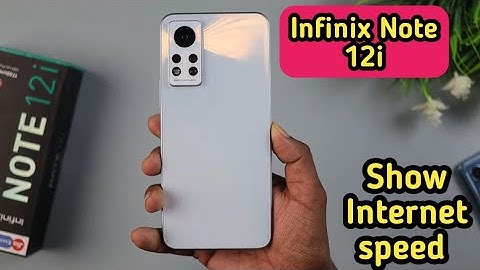 Show Network Speed In Infinix Note 12i, Internet Speed Show Kaise Karen In Infinix Note 12i,