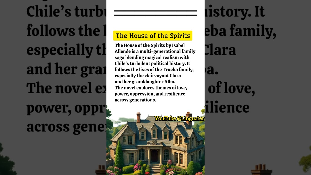 The House of the Spirits by Isabel Allende | Summary & Boom Review 