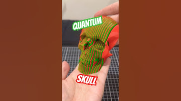 3D Printed Quantum Skull!! 💀💀 #3dprinting #halloween #satisfying #fidgettoys