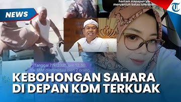 KEBOHONGAN Sahara di Depan KDM, Sebut Tak Pernah Tendang Tapi Rekaman Video Ungkap Fakta Sebaliknya