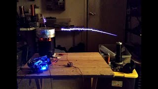 Simple Mini Ramped SSTC Full Bridge testing