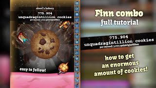 How To Finn Combo: The BEST POSSIBLE Combo In Cookie Clicker (with savescum)