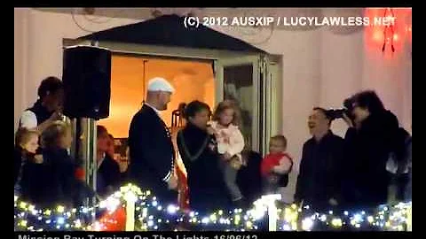 Lucy Lawless Mission Bay Turning on The Lights 16 June 2012