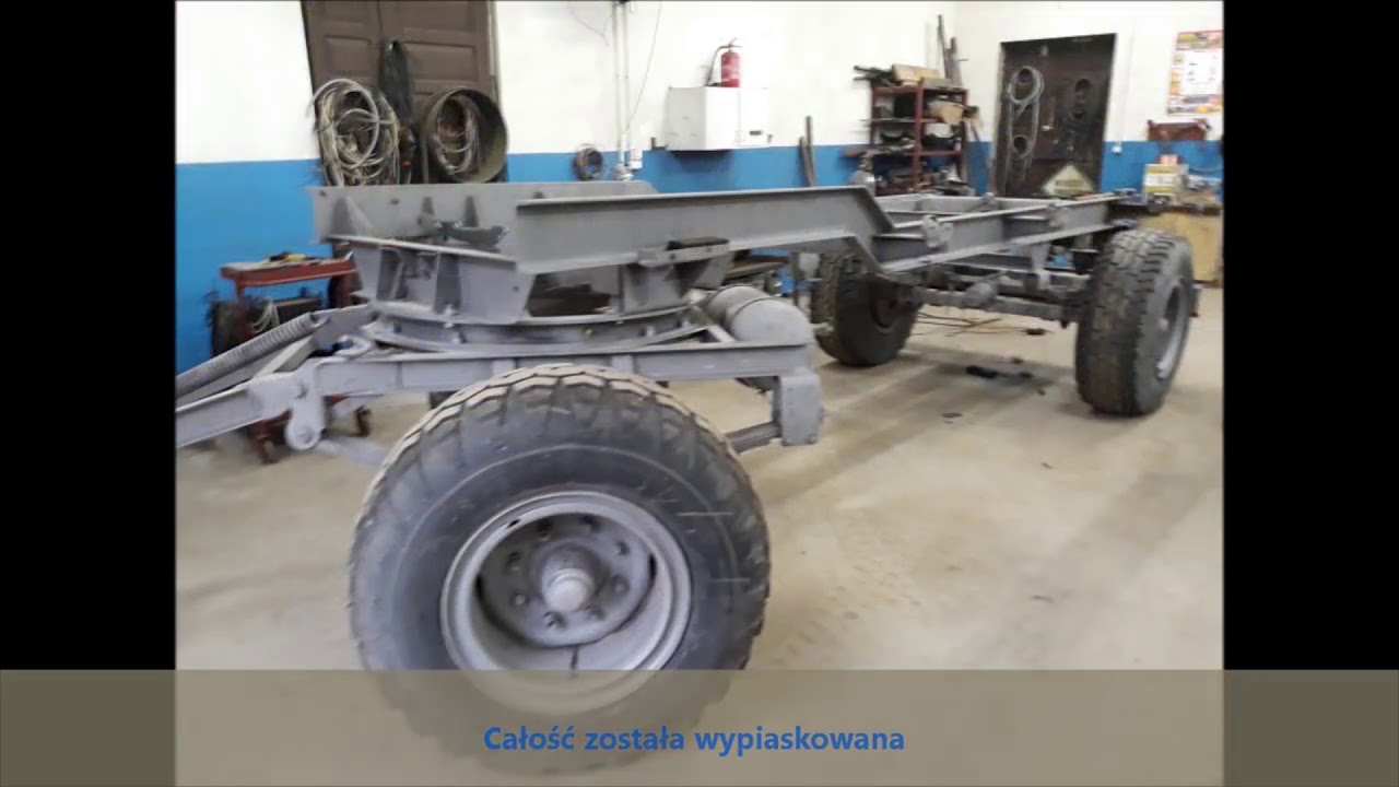 Jak w Biłgoraju robią remont kapitalny przyczepy HL8011?