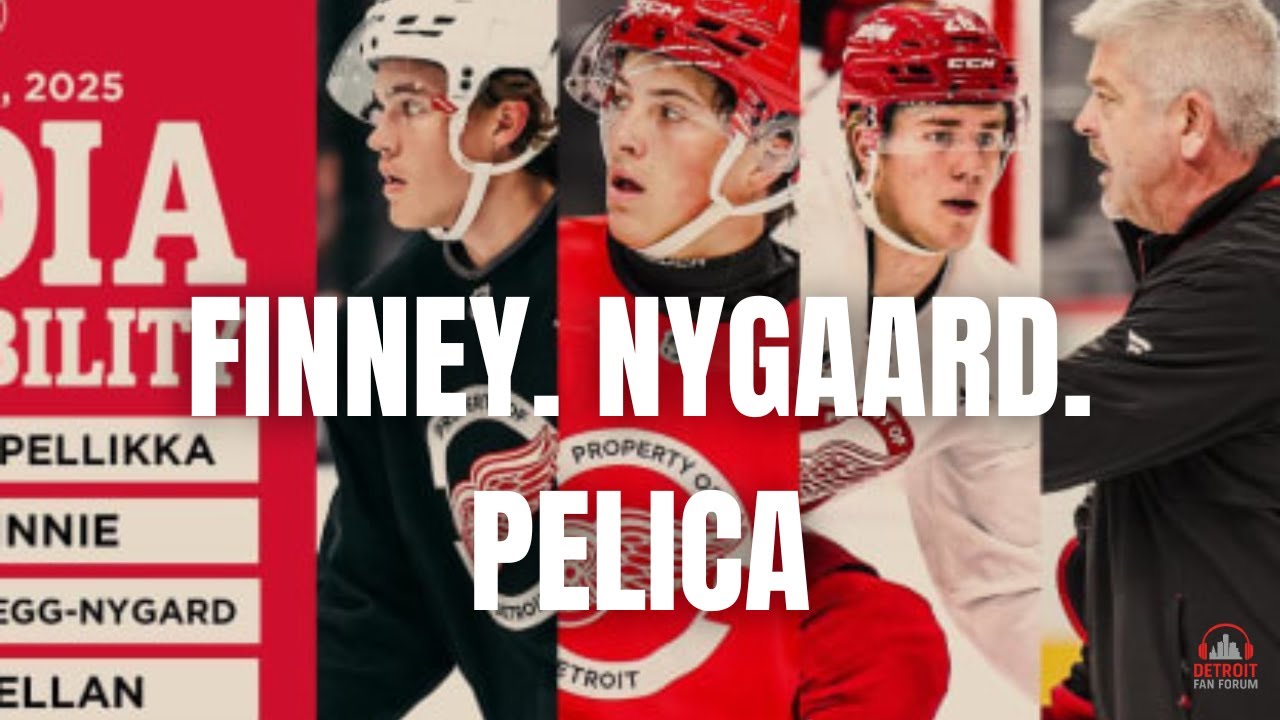 Red Wings Youth Surge: Finney, Nygaard & Pelica Are HERE