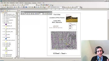 Spatial Analysis 13 of 13:  Refining the Map Layout in ArcGIS