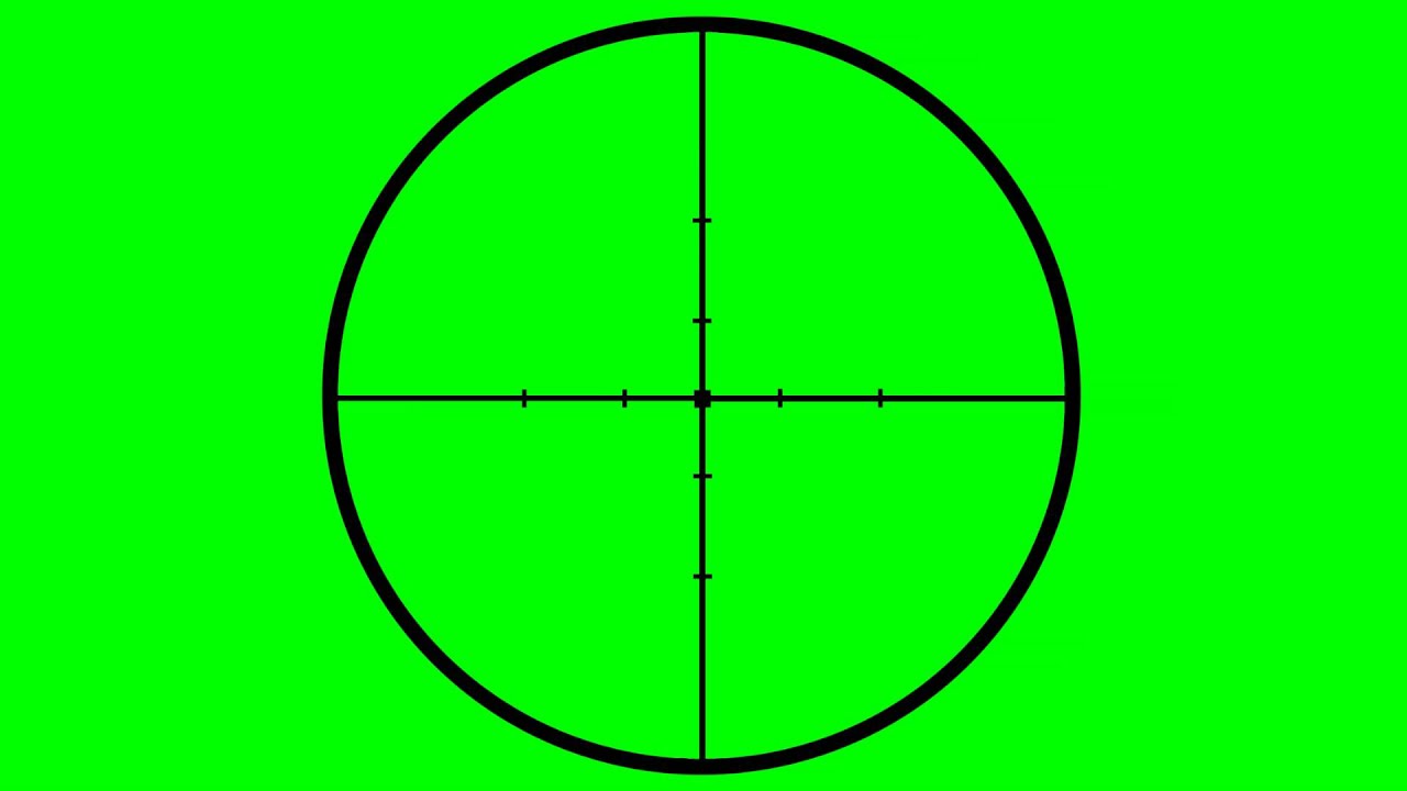 sniper scope crosshair 3 hd transparent footage youtube how to remove background from image